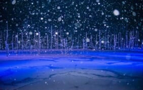 氷雪が創り出す、絶景の数々。神秘の「青池」と幻想の「タウシュベツ川橋梁」