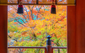 談山神社の紅葉（奈良の紅葉）