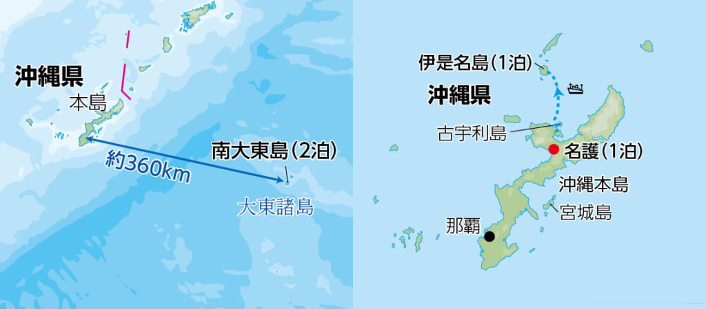 歴史と自然の宝庫 伊是名島と南大東島の旅 5日間 ワールド航空サービス