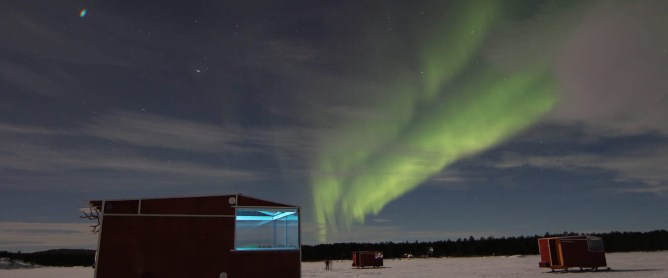 極北のイナリ湖上の特別キャビンでオーロラを楽しむ　冬のフィンランド・オーロラの旅　【8日間】