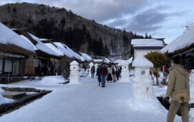 【帰着レポート】雪景色の会津・大内宿　幻想的な２つの祭りと会津街道の冬景色