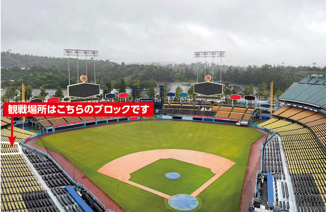 新企画 野球観戦 ドジャー・スタジアム││海外ツアー、国内ツアーならワールド航空サービス