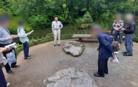 【帰着レポート】　庭師、庭園ガイドと巡る　庭から楽しむ金沢、加賀の旅　４日間　